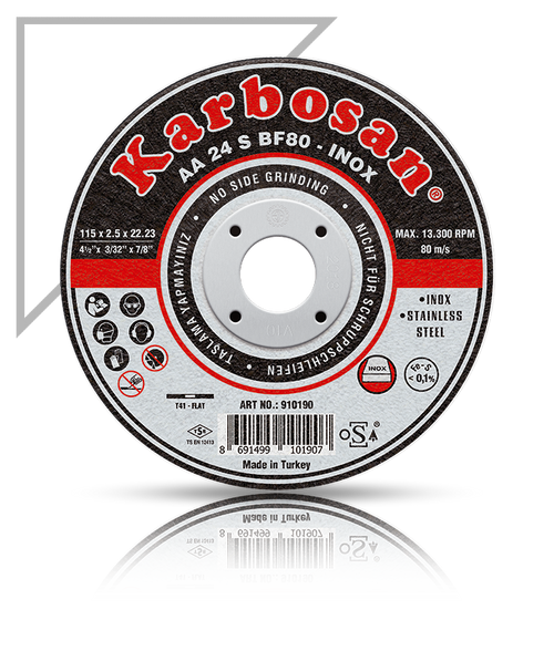 Karbosan 115mm x 1.0mm Thin Cutting Disc 