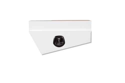 Paramount Tapered Undertray Ute Toolbox Right Side White TB0057