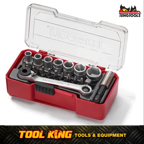 TENG Tools1/4"Dr Compact Ratchet socket & bit Set TJ1420