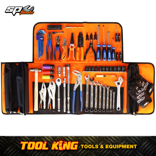SP Tools 90pc Tool Roll Tool Kit SP51280