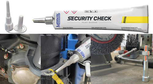 Markal Security Torque check paint marker  Orange