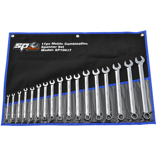 SP TOOLS 17pc Combination spanner set SP10017