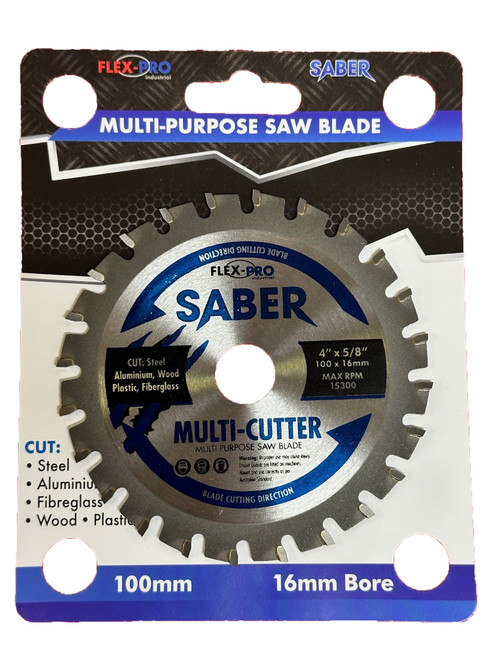 Multi cutter saw Blade 100mm 4 inch Cut steel, Aluminium etc FLEXPRO