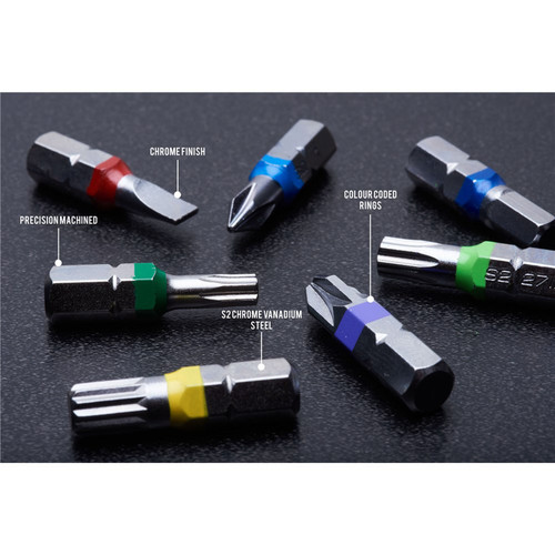 KINCROME 33pc Mechanics Driver Bit & Holder Set 13650