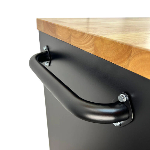 Pittsburgh 72" 15 Drawer Black Roller Cabinet P00003