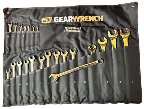 Gearwrench 22pc Long Series Metric Combination Spanner Set 81916
