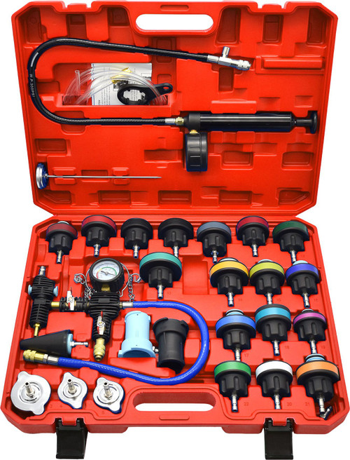 29pc Cooling System Pressure Tester & Vacuum Refill Master Kit PT60307
