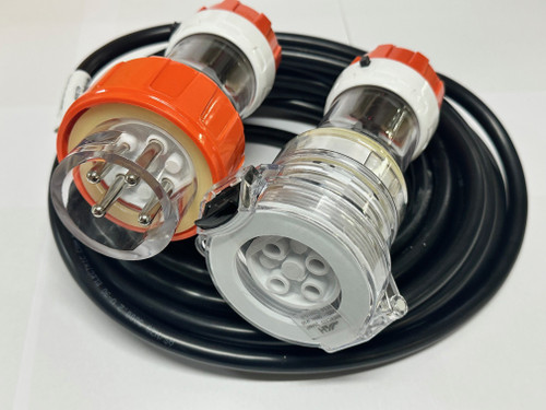 3 Phase 415V 20 Amp x 10m 4 pin Standard Extension Lead