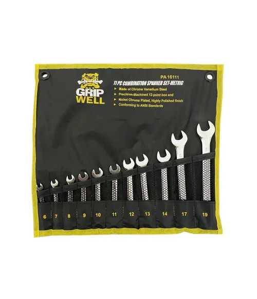 Gripwell 11pc Metric Combination Spanner Set PA61111