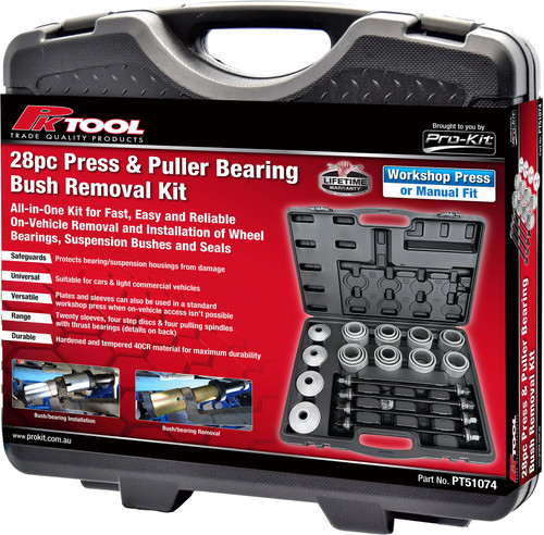 28pc Press & Puller Bearing Bush Removal Kit PT51074