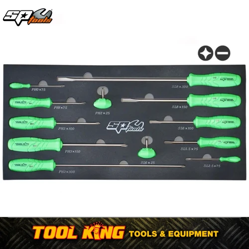 SP TOOLS 12pc Jis Screwdriver Set in EVA Foam SP34003G