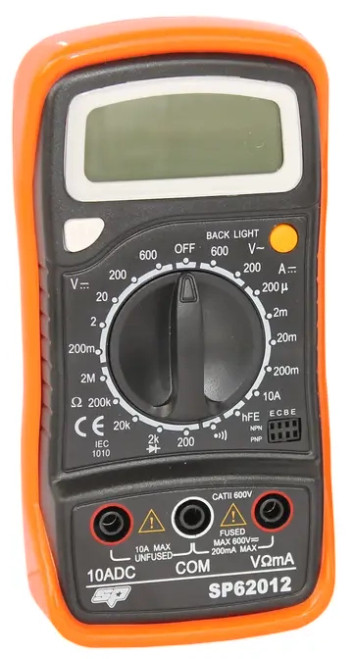 SP TOOLS Digital Automotive Electrical Multimeter SP62012