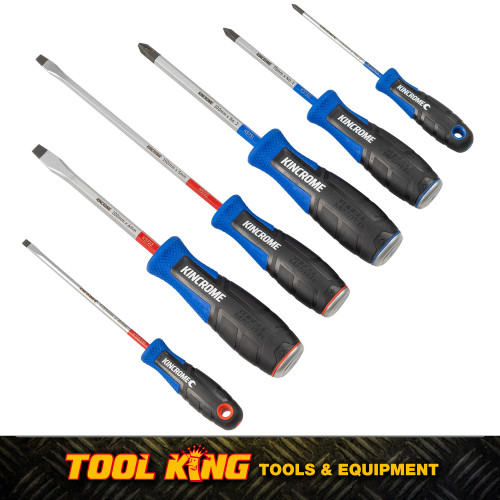 Kincrome 6pc Thru Tang Screwdriver Set K5702