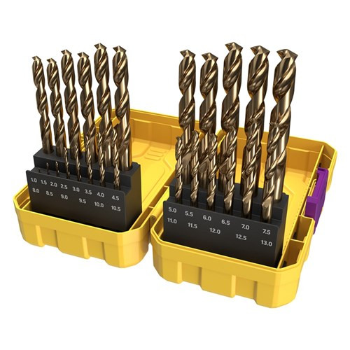 Alpha 25pc Alpha Cobalt Tuffbox Pro Drill Set Metric SM25COTP