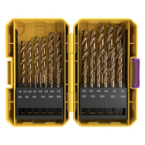 Alpha 25pc Alpha Cobalt Tuffbox Pro Drill Set Metric SM25COTP