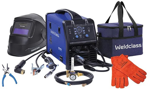 WELDCLASS FURY® 165 MPST Pulse MIG / Stick / TIG Welder Bundle