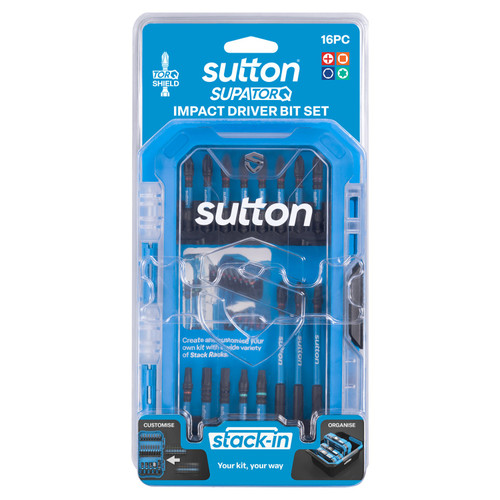 Sutton SupaTorq Impact Screwdriver Bit Set S250 S16 A