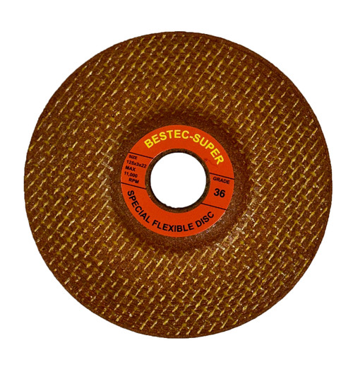 BESTEC Orange Ceramic Stainless Steel Blending Disc 125mm 60g