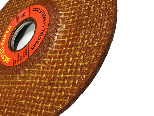 BESTEC Orange Ceramic Stainless Steel Blending Disc 125mm 60g