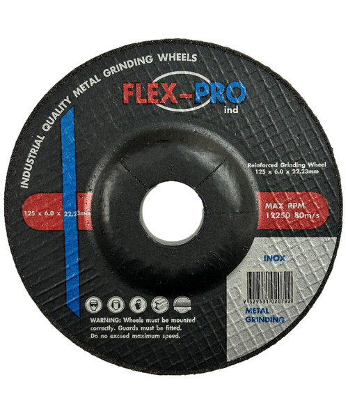 FlexPro 5" 125mm Metal Grinding Discs 5pc Pack 02079