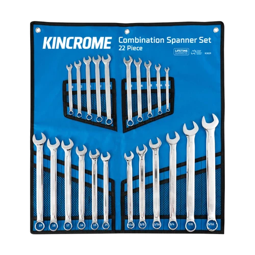 Kincrome 22pc Combination Spanner Metric/Imperial K3029