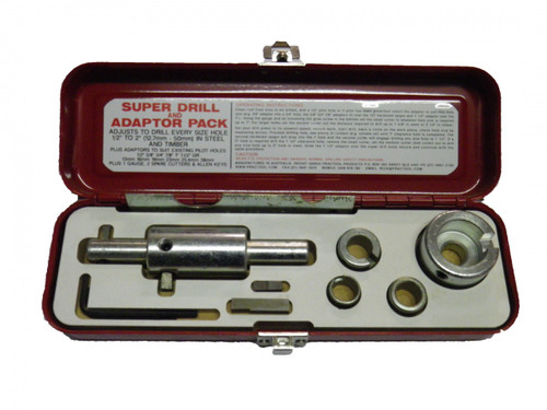 Super Drill & adaptor pack Large metal drill bit 