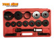 17pc Front wheel bearing service kit