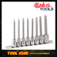Genius Tools 8pc 3/8"Dr SAE ball end Hex Bit Socket Set BS-308WSL