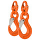 Vehicle chain safety Hook set 8mm 4Ton Atm suits 10mm & 13mm Chain
