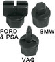 4pc Oil pan plastic sump plug tool set PT10253