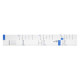 OX Pro Metric Tuff Rule Brick Gauge Brickies ruler OX-P509013