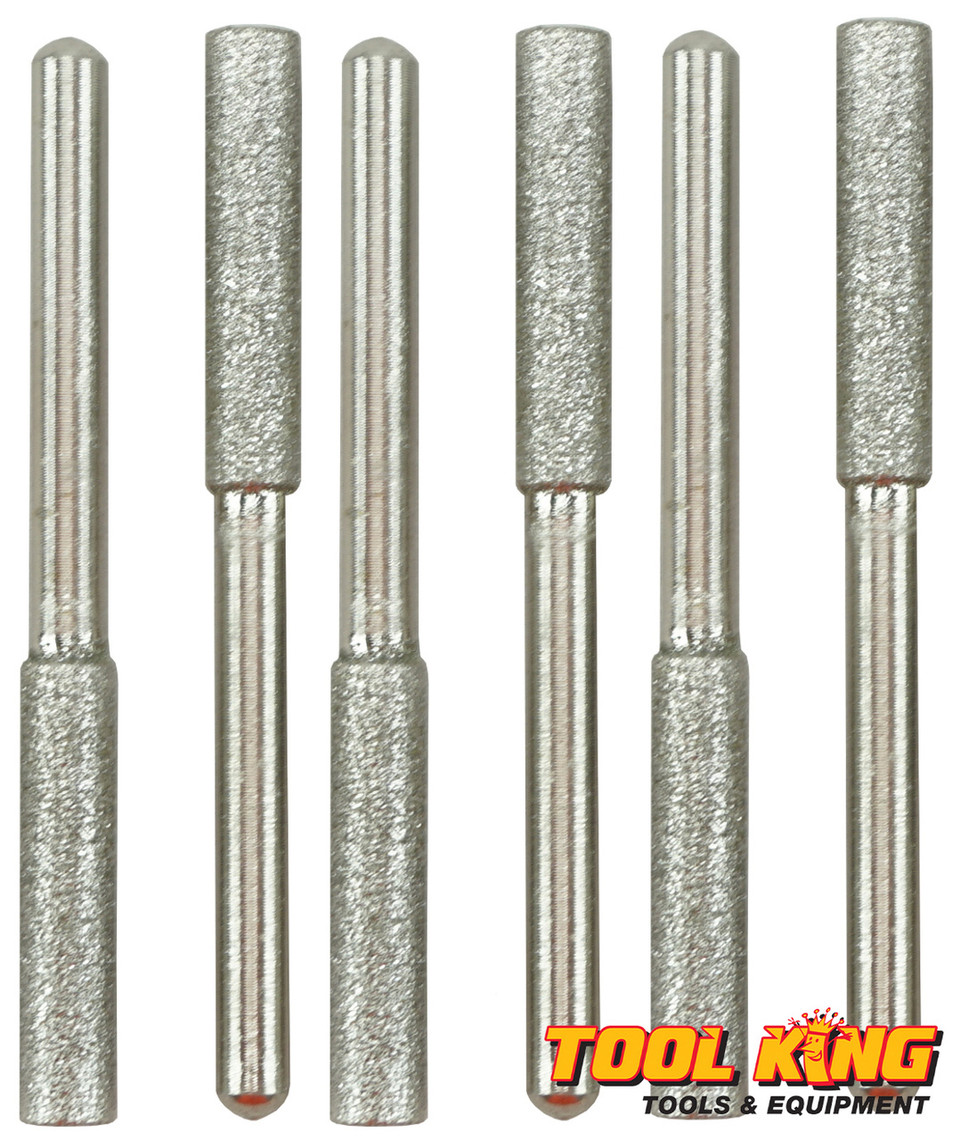 6pc x Diamond Chainsaw sharpener bits 7/32" (5.5mm) Robson's Tool
