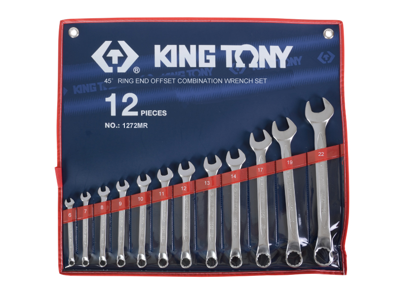 SPANNER SET 12pc combination offset King Tony 1272MR Robson's Tool