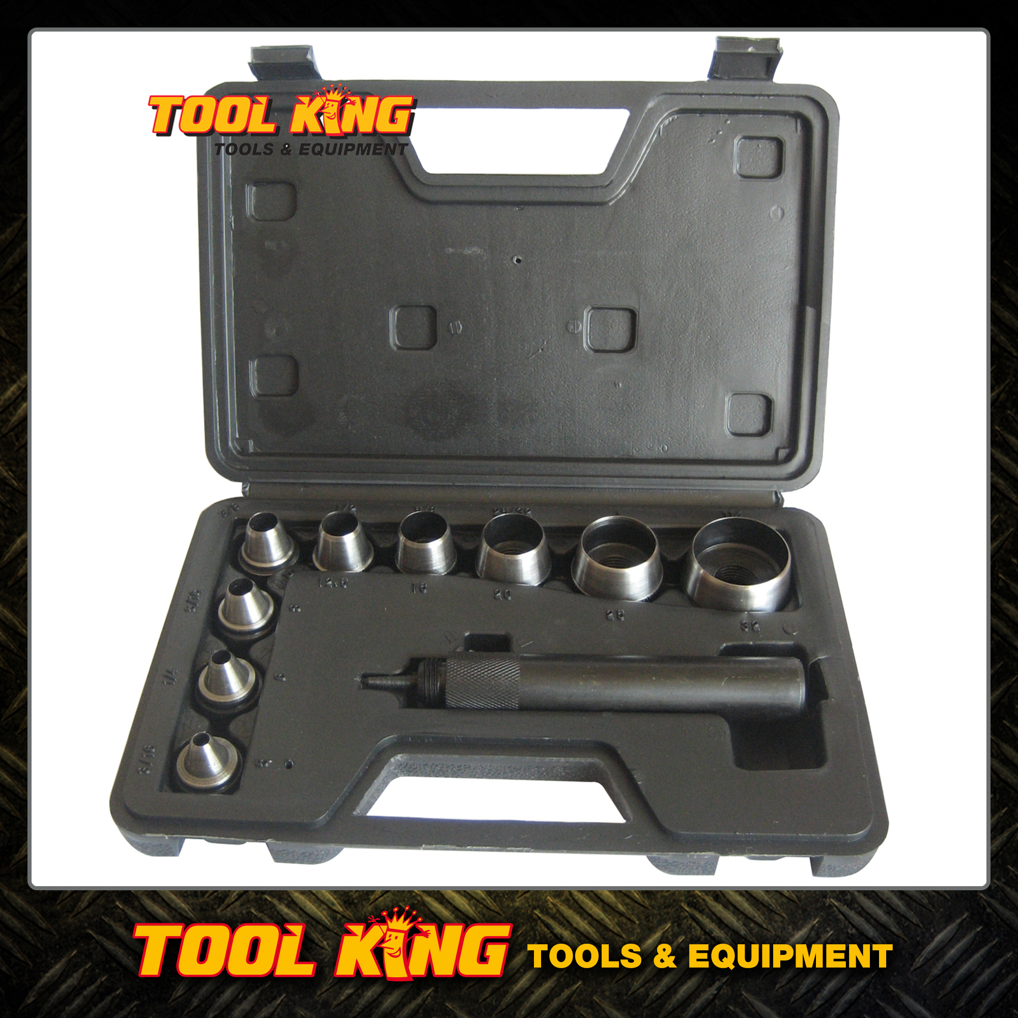 9pc Hollow wad punch set 5 to 32mm Robson's Tool King Store