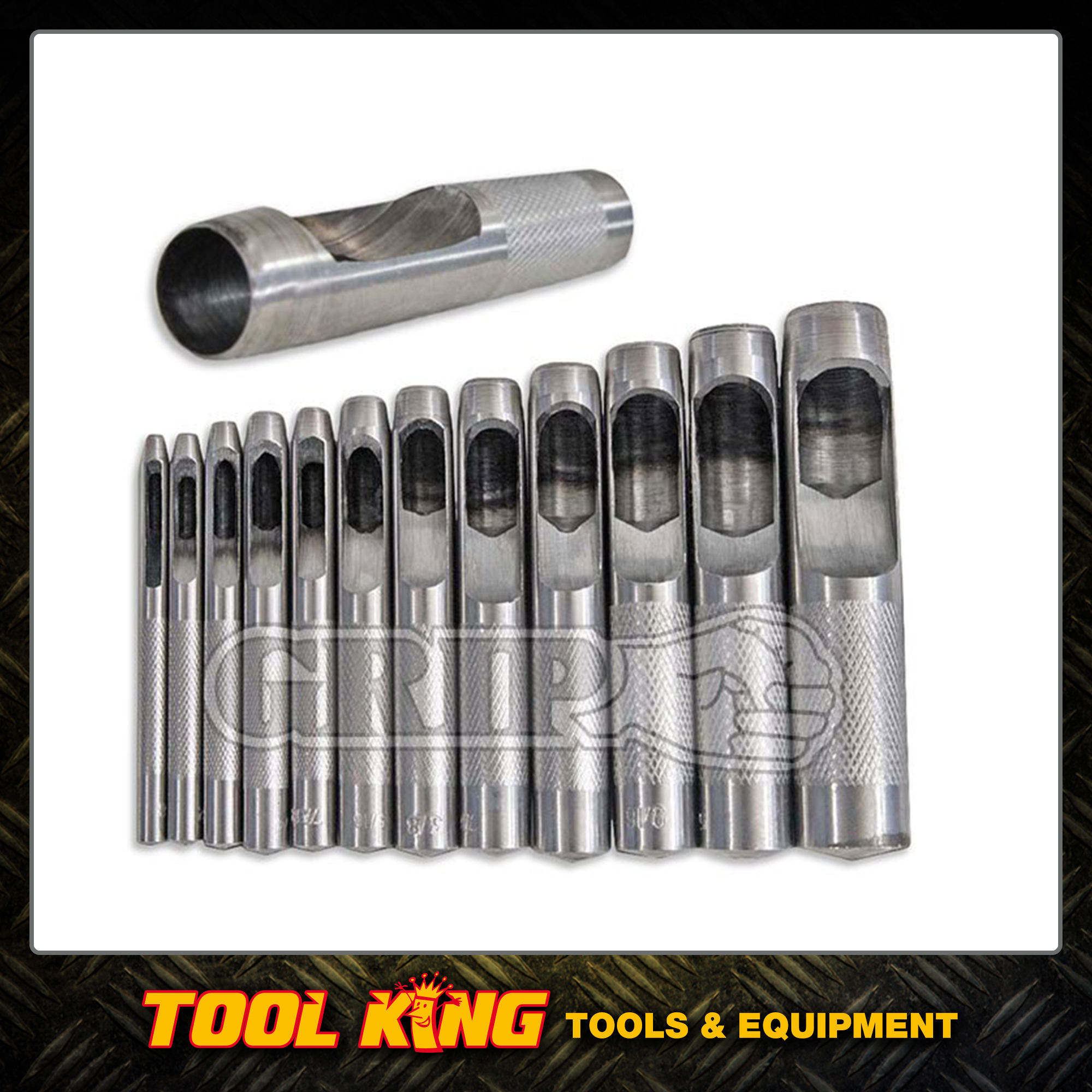 12pc Hollow wad punch set. Robson's Tool King Store