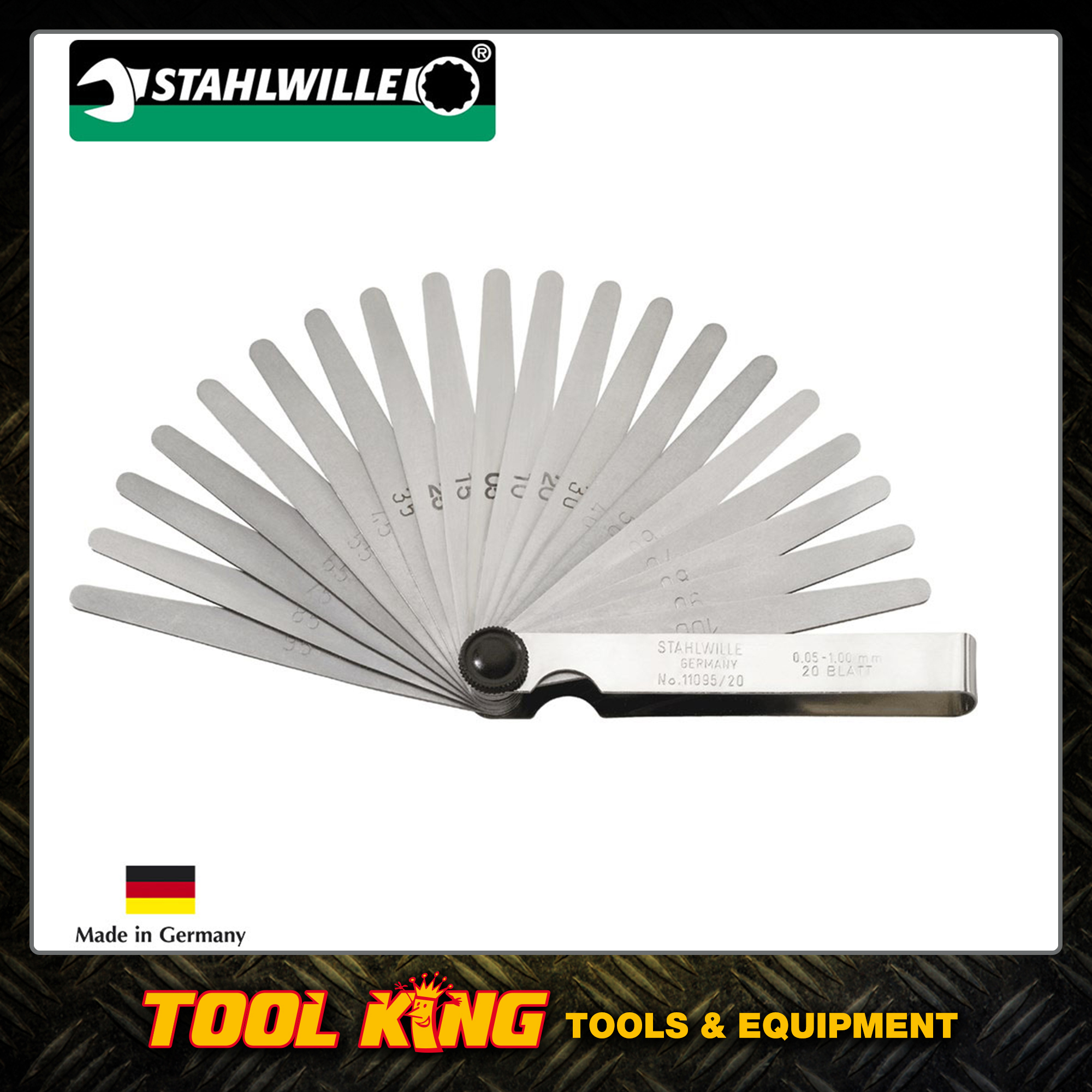 Stahlwille Feeler Guage Metric 20pc Made in Germany Robson's Tool