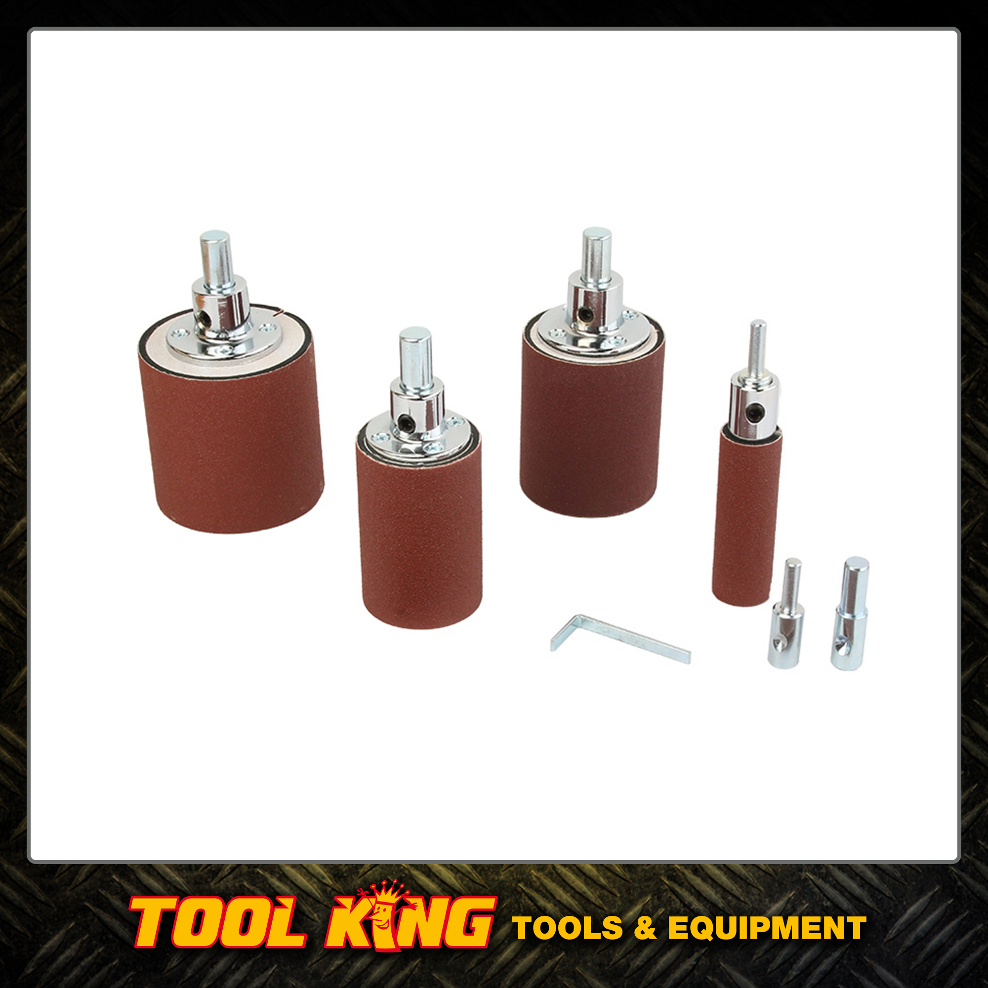 4pc Sleeveless drum sander kit Professional grade Robson's Tool King