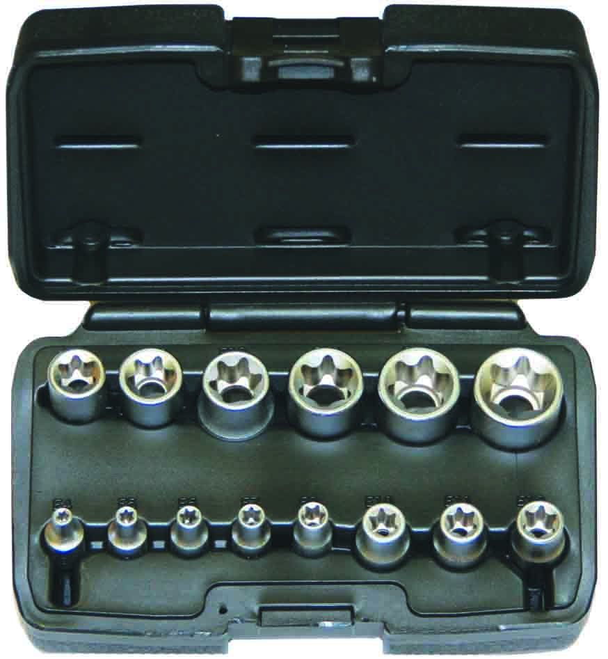14pc E Torx 6 point Socket set RG7589 Robson's Tool King Store