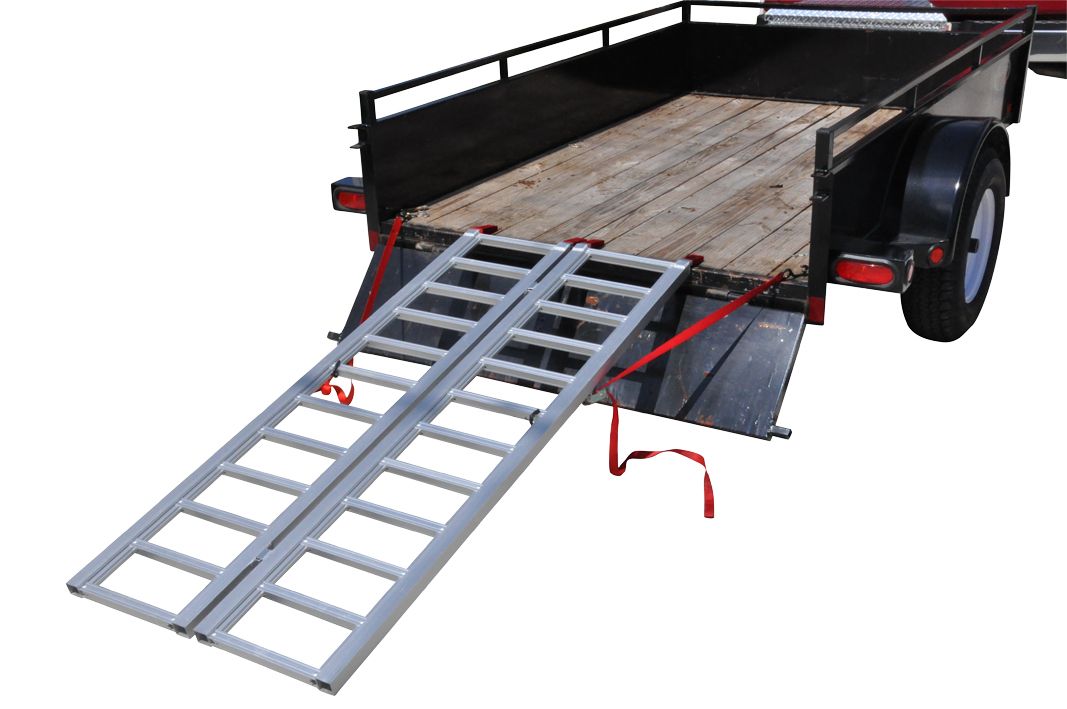 Ladder Bar Loading Ramps 2pc Aluminium Ladder Tread Loading Ramps LM31002 - Robson's Tool King Store
