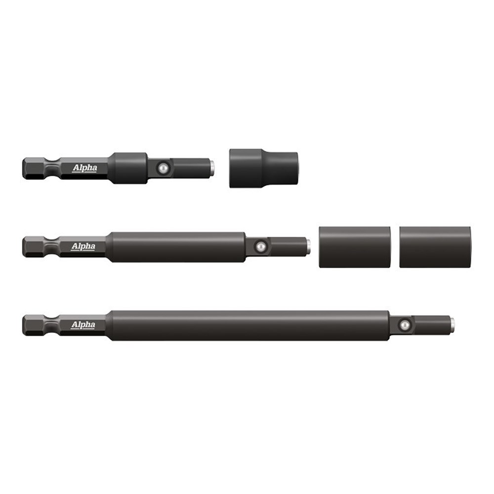 ALPHA ThunderMax 6pc Cleanable Nutsetter Kit 1/4