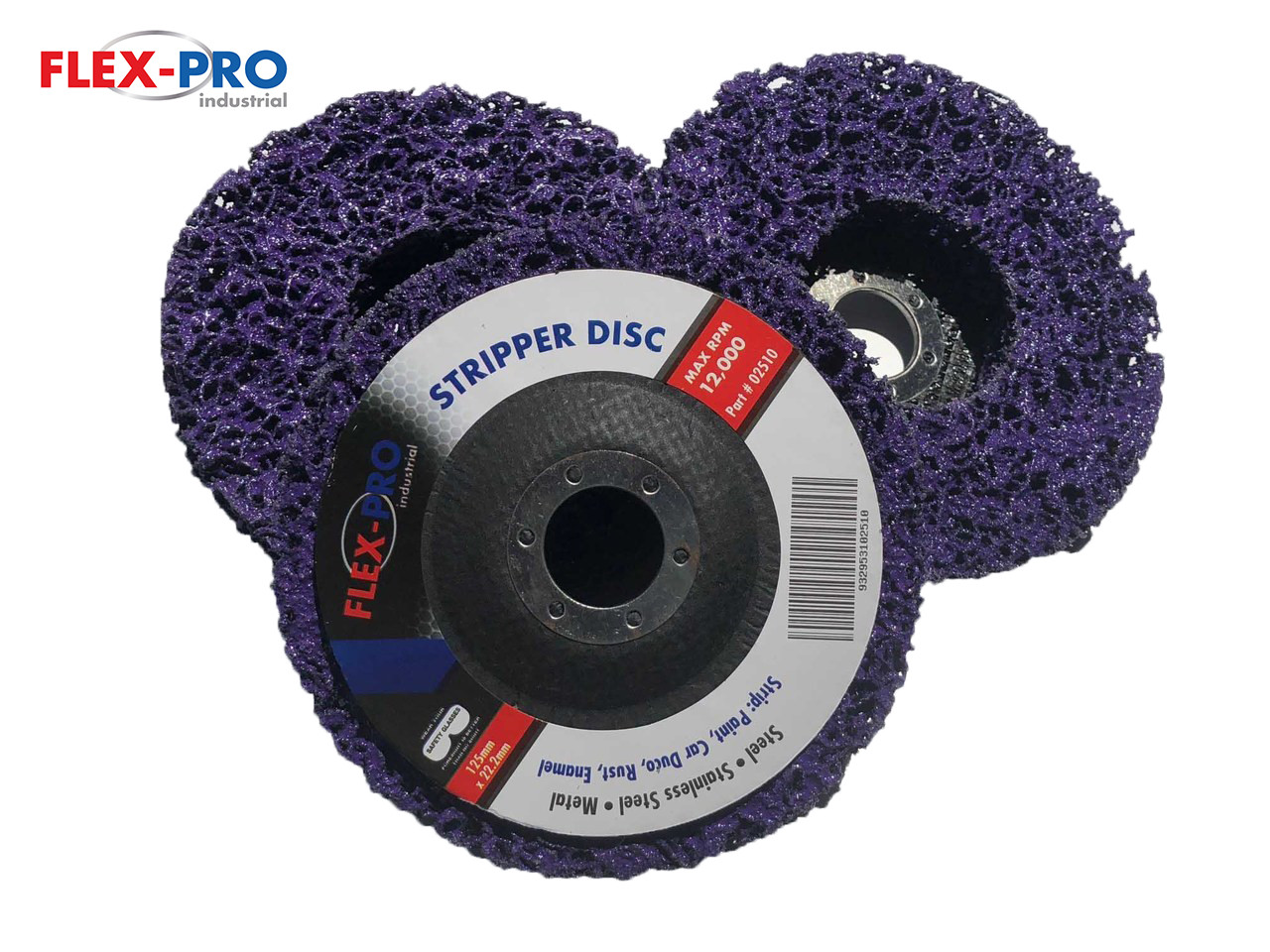 Stripper discs paint remover disc 5" (125mm) x 3pc pack TRADE QUALITY