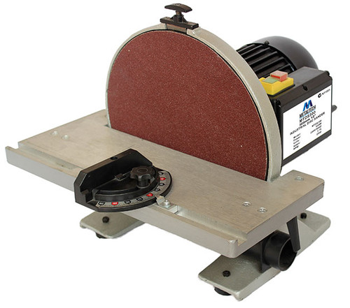 using a disc sander