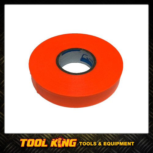 Survey flagging tape 25mm x 100mt Fluoro Orange Robson's Tool King Store