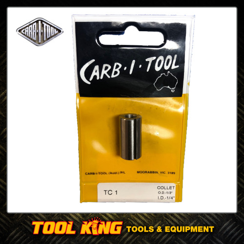 Router bit Straight Collet to suit Hitachi & Makita routers TC1 ½” ¼