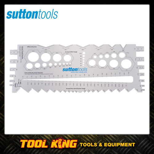 Sutton Multi Function Thread pitch, drill bit, screw and bolt gauge ...