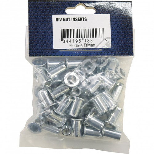 Riv Nut Nutserts M6 x 1.0 x 50pcs N006 - Robson's Tool King Store