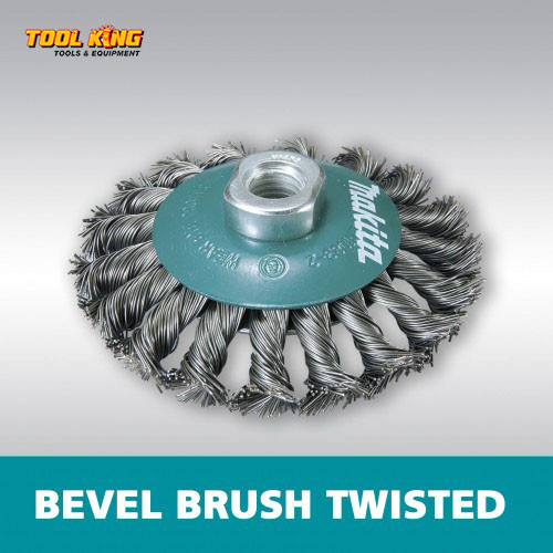 Makita Bevel twisted Wire wheel to suit 5" angle grinder Robson's