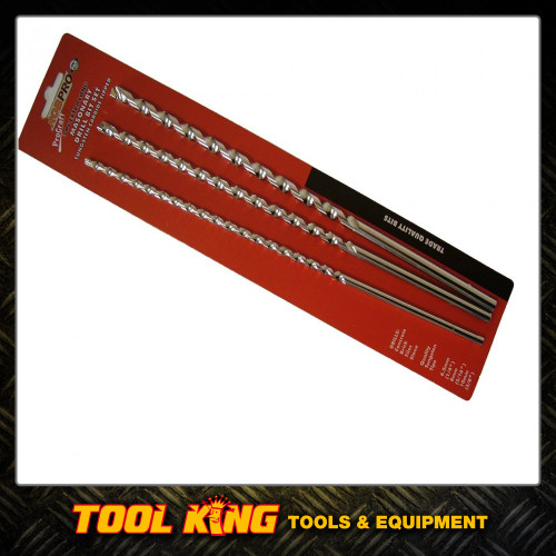 3pc Extra Long Masonry Drill Bit Set Robson's Tool King Store