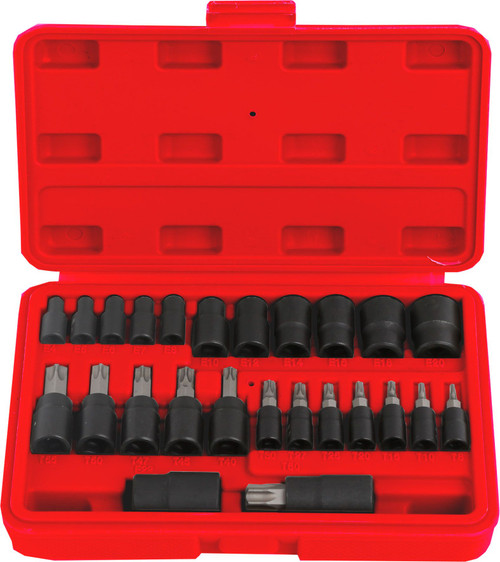 25pc Torx Bit & E Torx Socket set PT11820 Robson's Tool King Store
