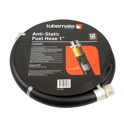 Lubemate 1" x 4mt Fuel Hose LH254AS Robson's Tool King Store